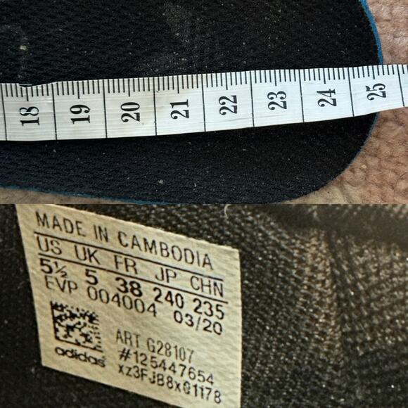 Adidas U Path Run Black Triple Mesh Sneakers Lightweight Athletic Trainers Sport - Picture 8 of 8